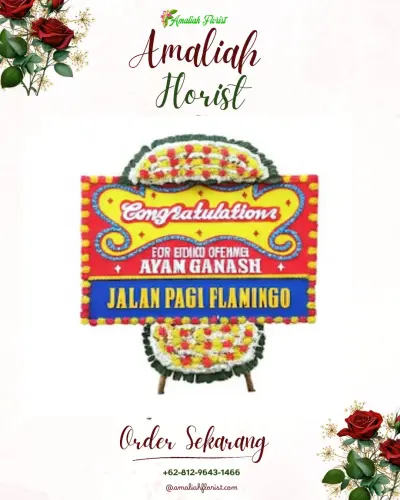 Bunga Papan Congratulation di Kusu